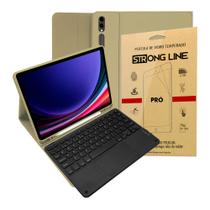 Capa Tab S9 Plus 12.4 Case Smart Teclado Touchpad Anti Impacto + Pelicula de Vidro Capa Tab S9 Plus 12.4 Case Smart Teclado Touchpad Anti Impacto + Pelicula de Vidro