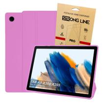 Capa Tablet A8 10.5 Case Smart + Pelicula - Marrom Claro