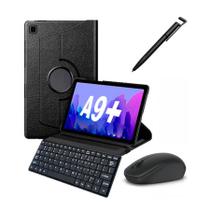 Capa Tablet A9 Plus + Teclado + Mouse + Caneta
