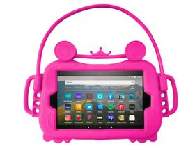 Capa Tablet Amazon Fire HD 8 Infantil Suporte Veicular Anti Impacto Antiderrapante Silicone Durável