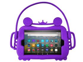 Capa Tablet Amazon Fire HD 8 Infantil Suporte Veicular Anti Impacto Antiderrapante Silicone Durável - STRONG LINE