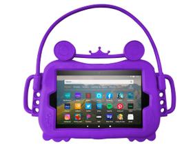 Capa Tablet Amazon Fire HD 8 Infantil Suporte Veicular Anti Impacto Antiderrapante Silicone Durável