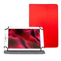 Capa Tablet Philco Ptb7Rrg Tela 7 Protetora Couro - Vermelha