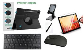 Capa Tablet S7 Fe T735 Kit Teclado/ Mouse/Plc/Suporte/Caneta - Bd net collections