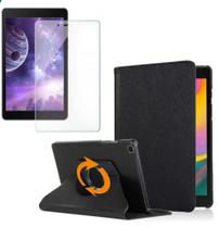 Capa Tablet Samsung Galaxy Tab A8 T290 T295 Giratória Executiva Rotação Preta