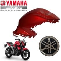 Capa Tanque Vermelho Direita Original Yamaha Fz25 Fazer 250