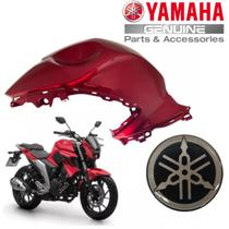 Capa Tanque Vermelho Esquerda Original Yamaha Fz25 Fazer 250