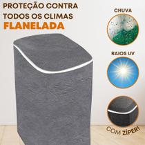 Capa Tanquinho Flanelado Impermeável Tamanho Único