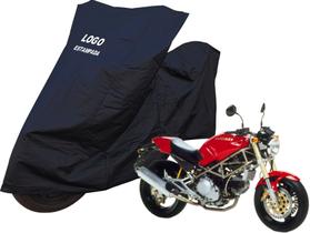 Capa Tecido Anti-UV Impermeável Moto Ducati Monster 900CC Capa Tecido Anti-UV Impermeável Moto Ducati Monster 900CC