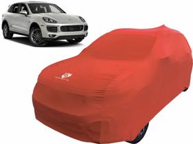 Capa Tecido Cor Vermelha Alta Proteção Carro Porsche Cayenne