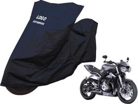 Capa Tecido Impermeável Para Moto Triumph Street Triple 765 Capa Tecido Impermeável Para Moto Triumph Street Triple 765