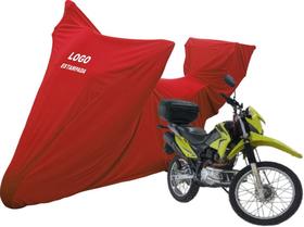 Capa Tecido Moto Honda Nxr 125 Top Case Bauleto Baú Central