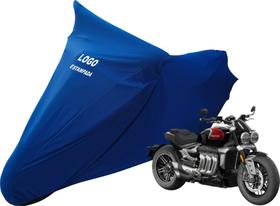 Capa Tecido Resistente Para Moto Com Logo Triumph Rocket 3 R Capa Tecido Resistente Para Moto Com Logo Triumph Rocket 3 R