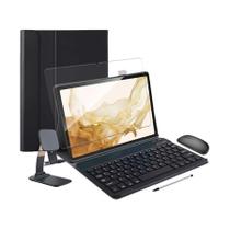 Capa Teclado Abnt2 Pelíc Mouse Para Galaxy Tab S8 X700 X706 Capa Teclado Abnt2 Pelíc Mouse Para Galaxy Tab S8 X700 X706