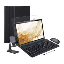 Capa Teclado Abnt2 Pelíc Mouse Para Galaxy Tab S8 X700 X706 Capa Teclado Abnt2 Pelíc Mouse Para Galaxy Tab S8 X700 X706