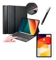 Capa Teclado Bluetooth com Touchpad para Xiaomi Redmi Pad SE 11” Acompanha Película