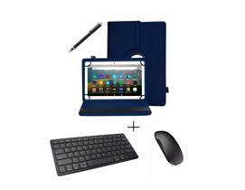 Capa + Teclado E Mouse Bluetooth P/ Tab Tectoy Pense Bem 10
