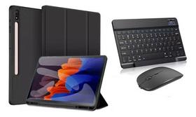 Capa + Teclado E Mouse Bluetooth P/ Tablet Galaxy S8 Ultra