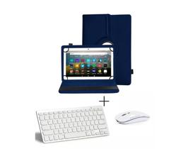 Capa + Teclado E Mouse Bluetooth Para Tablet Sm Galaxy S8
