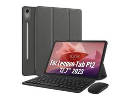 Capa Teclado E Mouse Para Tablet Lenovo Tab P12 12.7