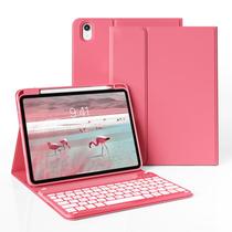Capa Teclado GKABXY para iPad 11" A16 10ª Geração 10,9" Rosa