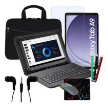 Capa Teclado Kit P/ Tablet A9 8.7 + Película + Caneta Mouse