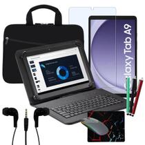 Capa Teclado kit p/ Tablet Galaxy Tab A9 8.7"+ Película + Caneta + Mouse - Multilaser