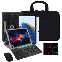 Capa + Teclado + Mouse Bluetooth p/ Tablet Galaxy Tab A8 10.5 Polegadas Capa + Teclado + Mouse Bluetooth p/ Tablet Galaxy Tab A8 10.5 Polegadas