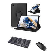 Capa Teclado Mouse Bluetooth Para Galaxy Tab A8 X200 X205 Capa Teclado Mouse Bluetooth Para Galaxy Tab A8 X200 X205
