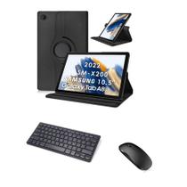Capa Teclado Mouse Bluetooth Para Galaxy Tab A8 X200 X205 Capa Teclado Mouse Bluetooth Para Galaxy Tab A8 X200 X205