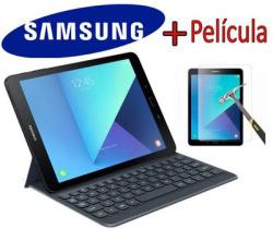 Capa Teclado p/ Samsung Galaxy S3 9.7 T820 T825 Com Película - Tablet não incluso