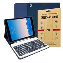 Capa Teclado Para Ipad Air 2 2ª Geração 2014 Case Removível Slim Sem Fio Premium + Pelicula de Vidro