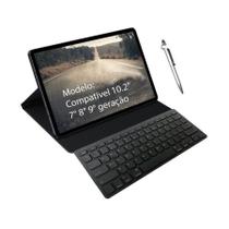 Capa Teclado Para tablet 9 ª Geração 10,2 A2602 + Pelicula Capa Teclado Para tablet 9 ª Geração 10,2 A2602 + Pelicula