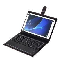 Capa Teclado Para Tablet Couro Premium Universal Bluetooth 9" a 11"