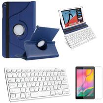 Capa/Teclado/Pel para Galaxy Tab A8 SM X200/X205 10,5" Azul