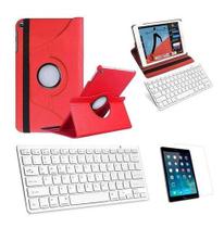 Capa/teclado/pel Para iPad 7a E 8a Geração 10.2 Verm