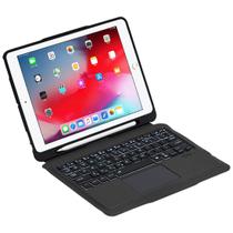 Capa Teclado Retroiluminado Anti Impacto iPad 7 10.2 pol 2019 A2197 A2198 A2200 - Premium