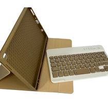 Capa Teclado Samsung Book Cover Tab A7 LITE T220 Dourado