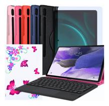 Capa + Teclado Sem Fio Touchpad P/ Tablet Galaxy S9 Fe 11 Cor Preto Capa + Teclado Sem Fio Touchpad P/ Tablet Galaxy S9 Fe 11 Cor Preto