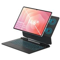 Capa Teclado Sooguard para Galaxy Tab S11 Ultra 14,6" com Retroiluminação