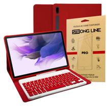 Capa Teclado Tab S7 Fe 12.4 Polegadas Magnética Case Slim Sem Fio Suporte Caneta + Pelicula de Vidro