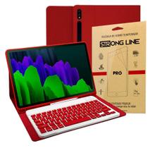 Capa Teclado Tab S8 Plus Case 12.4 + Pelicula - Dourada