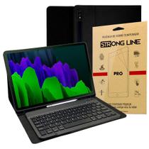 Capa Teclado Tab S8 Plus Case 12.4 + Pelicula - Dourada