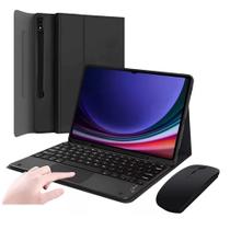 Capa + Teclado Touchpad + Mouse Compativel com Tablet Galaxy S6 Lite 10.4"
