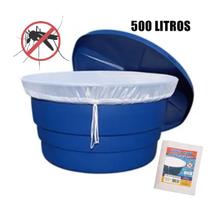Capa (Tela) Para Caixa D'água 500L Redonda Proteção Dengue Sujeiras Mosquitos Insetos DENGUE Sujeiras-MALUZI - MAXXIMO