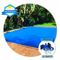 Capa Tela Para Piscina Proteção Sujeira E Segurança 4x8