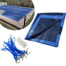 Capa Tela Piscina 580 Micras 10,5 X 3,5 Com Proteção Uv