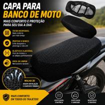 Capa Térmica Impermeável Protetora para Banco de Moto Preta Nylon Capa Térmica Impermeável Protetora para Banco de Moto Preta Nylon