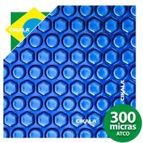 Capa Térmica Para Piscina Aquecida 11x4 Metros 300 Micras Original Atco Advanced Blue
