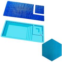 Capa Térmica Piscina Atalaia Splash Igui 7 X 3,3m 500 Micras Proteção Uv Aquecimento 8ºC